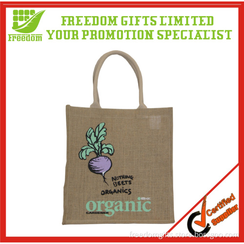 Natural Promotional Jute Shopping Bag (FREEDOMBG004)
